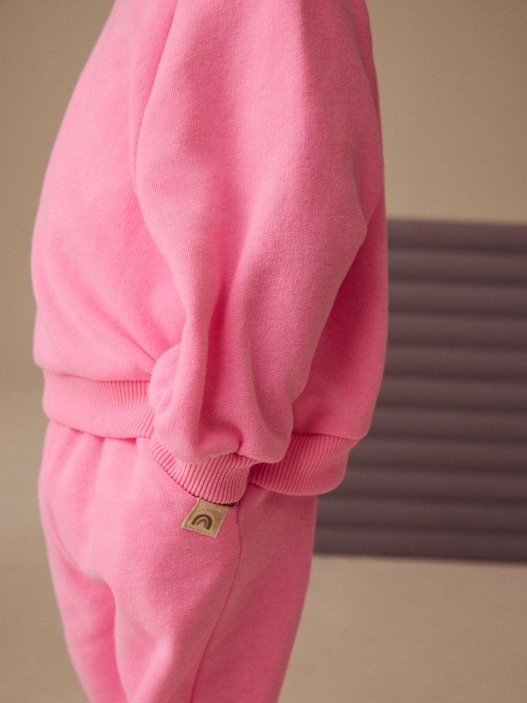 Roze - Sweatshirt met ronde hals (3 mnd - 7 jr) - Image 4 of 9