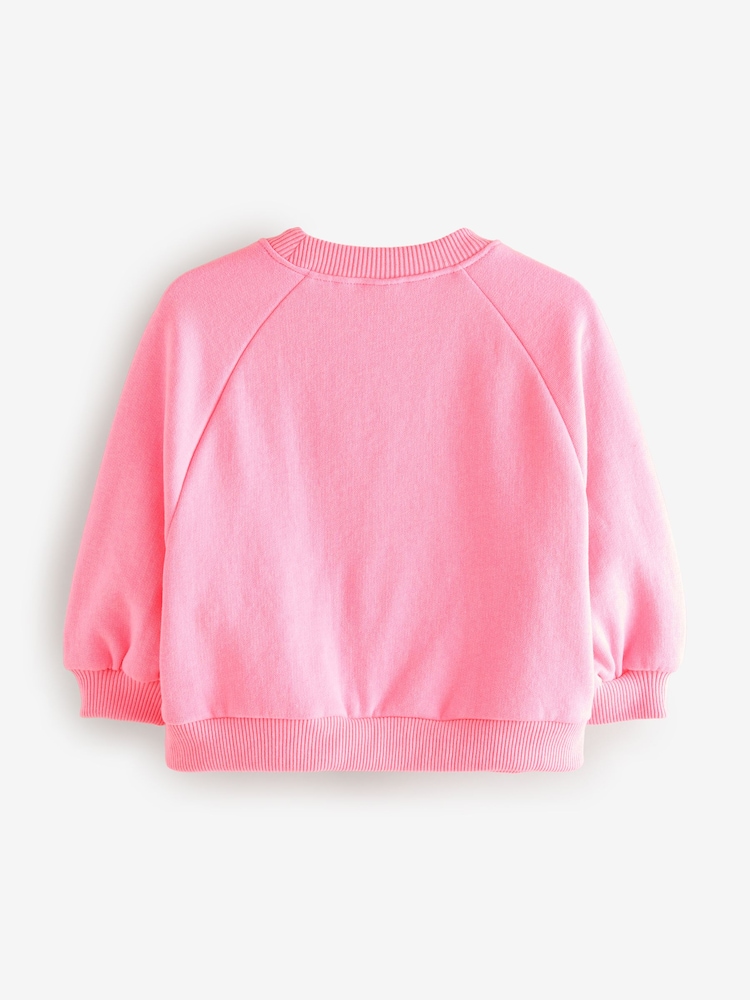 Roze - Sweatshirt met ronde hals (3 mnd - 7 jr) - Image 6 of 9