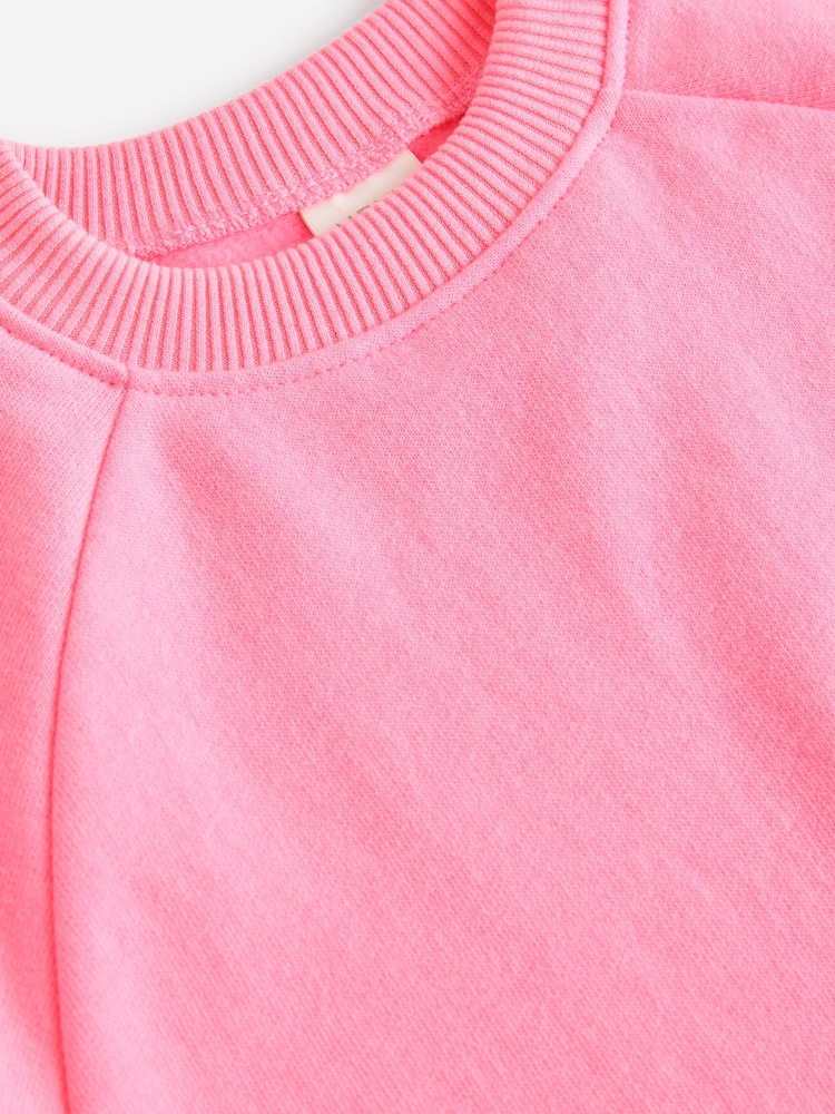Pink Crew Sweatshirt (3mths-7yrs) - Image 9 of 9