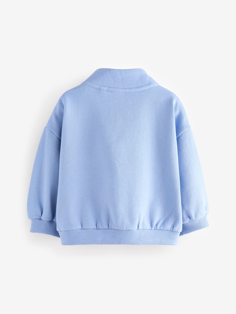 Blue Half Zip Sweatshirt (3mths-7yrs) - Image 4 of 7