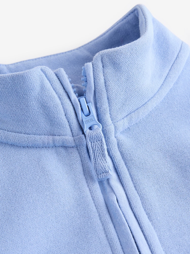 Blue Half Zip Sweatshirt (3mths-7yrs) - Image 7 of 7