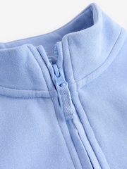 Zils - Džemperis ar ceturtdaļas rāvējslēdzēju (3mēn.-7gadi) - Attēls 9 no 9