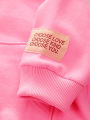 Fluro Pink Half Zip Sweatshirt (3mths-7yrs) - Image 7 of 7