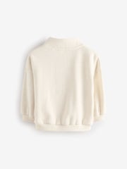 Oatmeal Half Zip Sweatshirt (3mths-7yrs) - Image 5 of 8