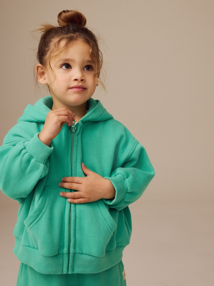 Grün - Hoodie mit Reißverschluss (3 M.-7 J.) - Bild 1 von 7 Grün - Hoodie mit Reißverschluss (3 M.-7 J.) - Bild 1 von 7