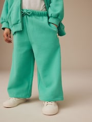 Green Wide Leg Joggers (3mths-7yrs) - Image 1 of 8