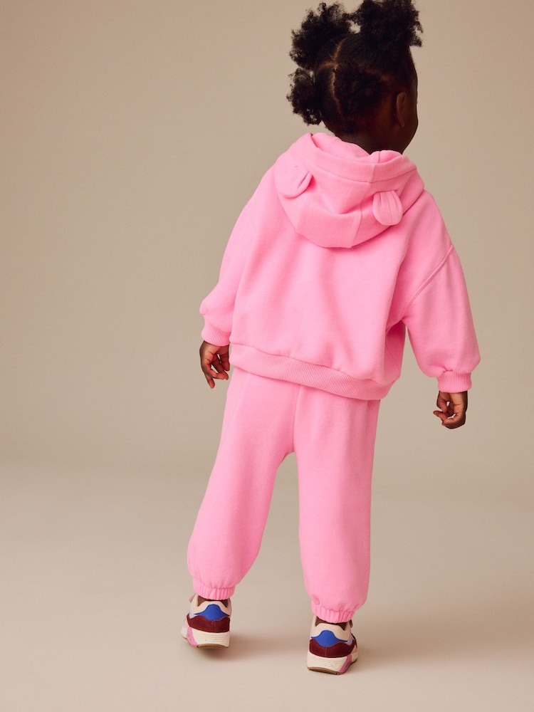 Rose - Sweat à capuche zippé (3mths-7yrs) - Image 3 of 10