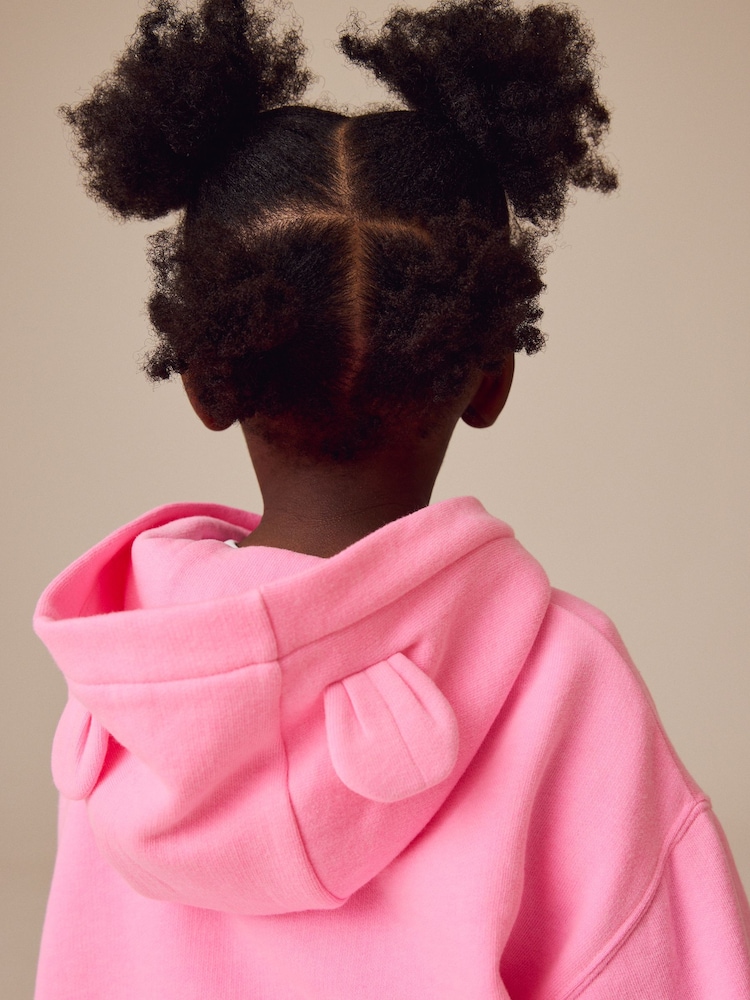 Rose - Sweat à capuche zippé (3mths-7yrs) - Image 5 of 10