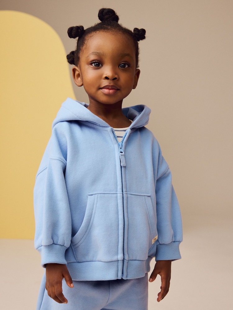 Blau - Hoodie mit Reißverschluss (3 M.-7 J.) - Bild 1 von 8 Blau - Hoodie mit Reißverschluss (3 M.-7 J.) - Bild 1 von 8