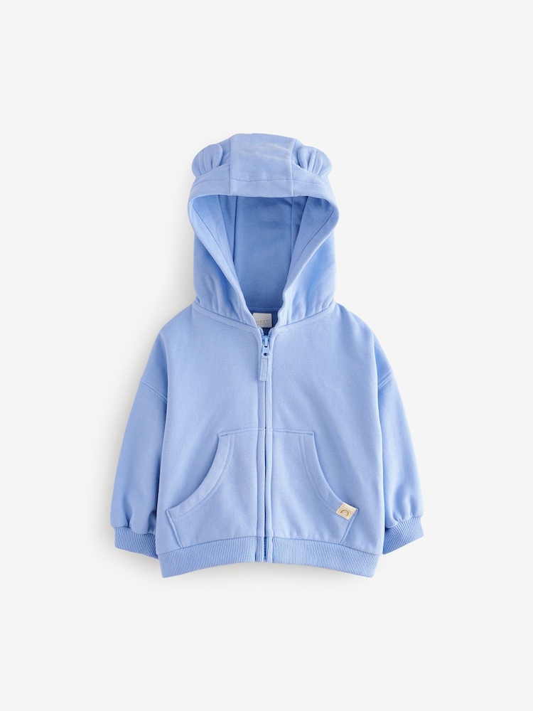 Blue Zip Through Hoodie (3mths-7yrs) - Image 5 of 8
