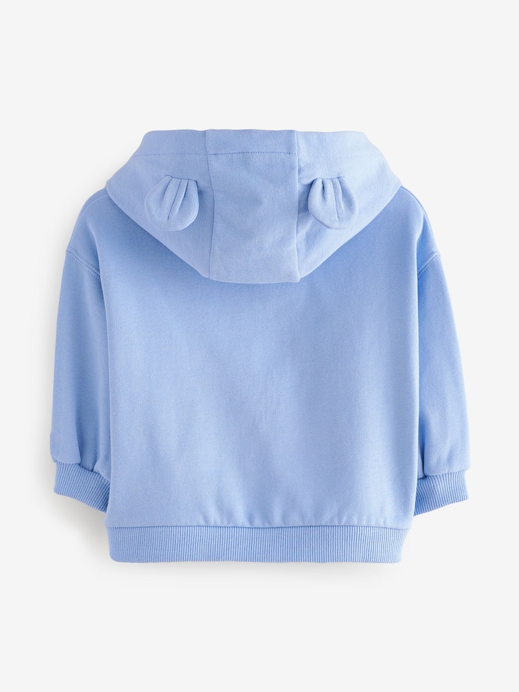 Blue Zip Through Hoodie (3mths-7yrs) - Image 6 of 8