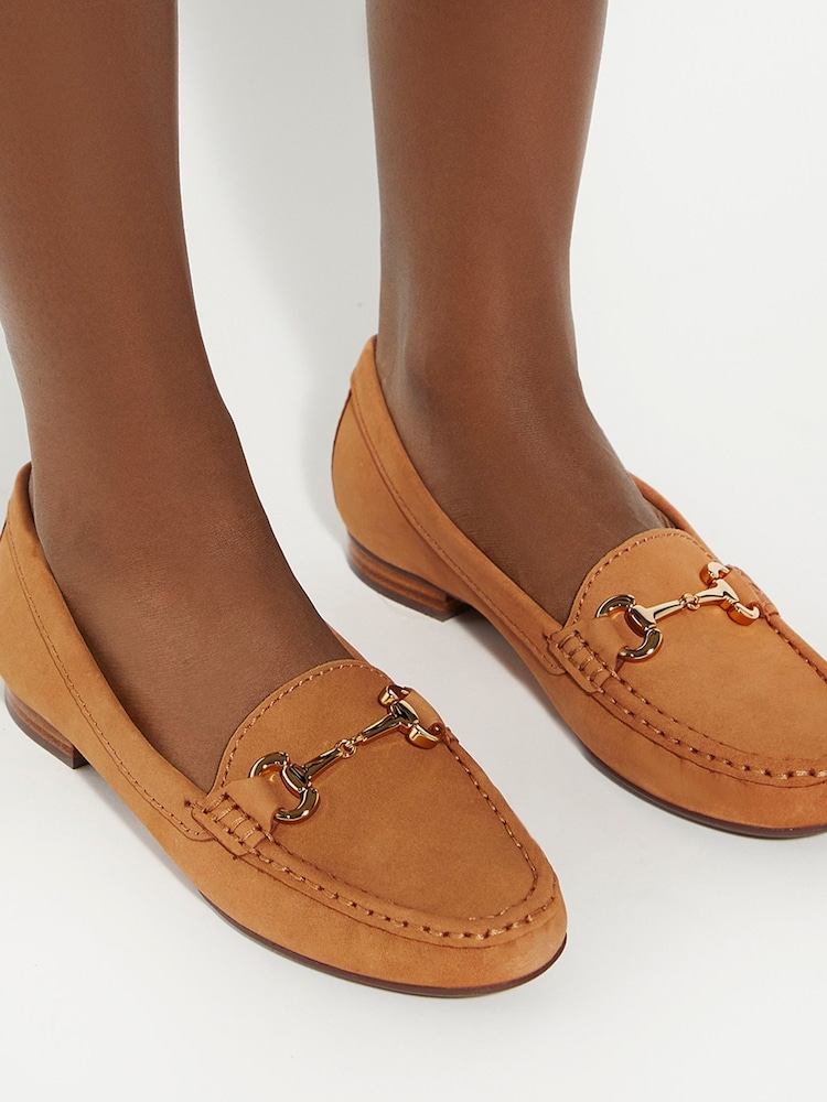 Dune London Glenniee Comfort Snaffle Brown Loafer - Image 1 of 6