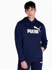 Puma Blue Men Essentials Big Logo Hoodie - Image 1 of 5