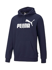 Puma Blue Men Essentials Big Logo Hoodie - Image 4 of 5
