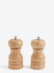 Natural Wood Country Filled Salt and Pepper Grinders - Image 3 of 3