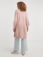 JD Williams Pink Fisherman Rib Cardigan - Image 2 of 4