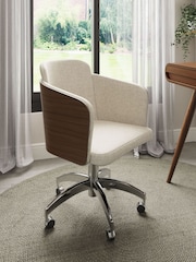 Jual Walnut San Francisco Fabric Office Chair - Image 1 of 5