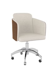 Jual Walnut San Francisco Fabric Office Chair - Image 2 of 5
