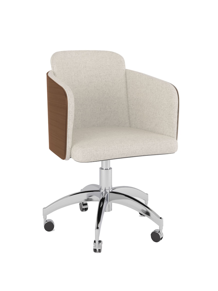 Jual Walnut San Francisco Fabric Office Chair - Image 2 of 5