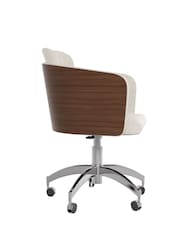 Jual Walnut San Francisco Fabric Office Chair - Image 3 of 5