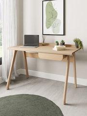 Jual Oak San Francisco Office Drawer Desk - Image 1 of 4