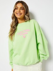 Skinnydip Green Disney Evil Queen Bad Apple Sweatshirt - Image 1 of 4