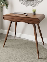 Jual Walnut San Francisco Office Drawer Desk - Image 1 of 4