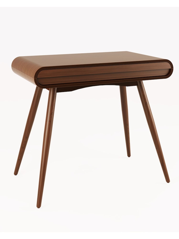 Jual Walnut San Francisco Office Drawer Desk - Image 2 of 4