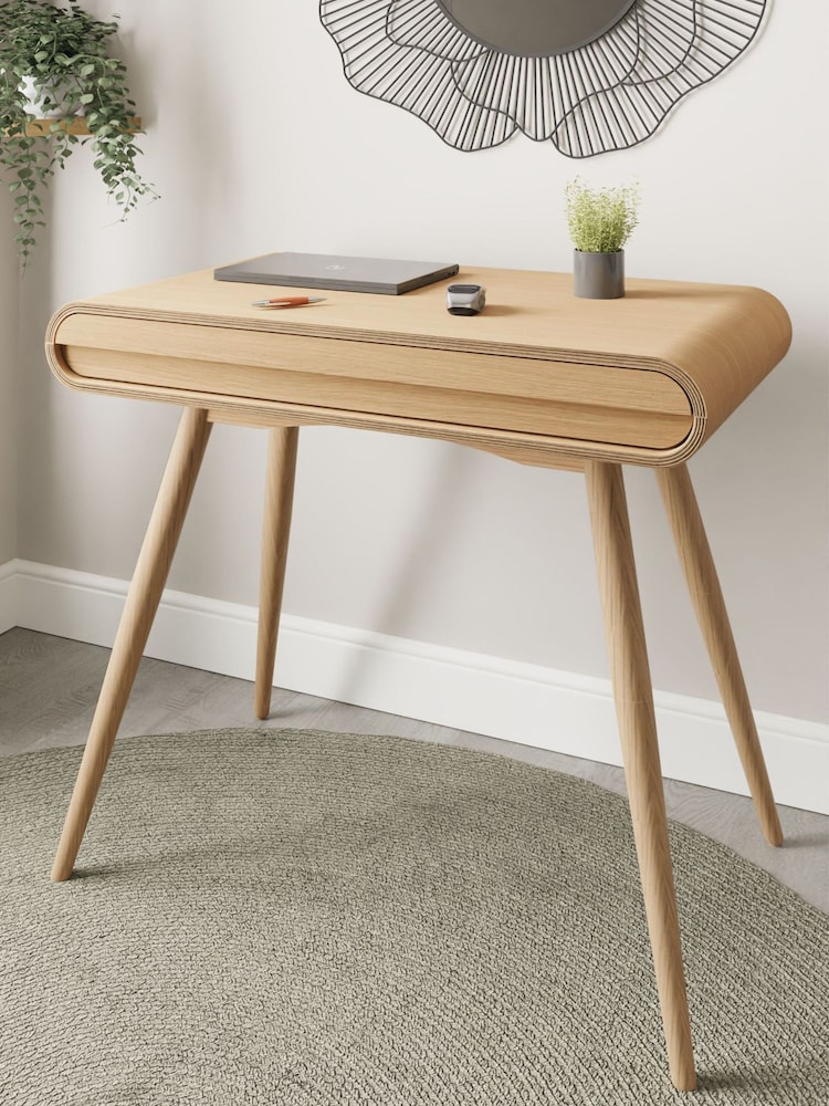 Jual Oak San Francisco Office Drawer Desk - Image 1 of 4