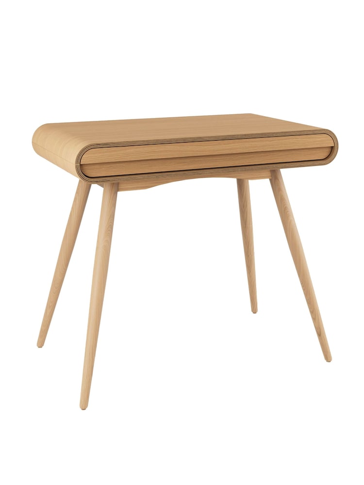 Jual Oak San Francisco Office Drawer Desk - Image 2 of 4