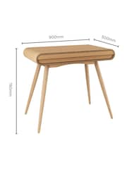 Jual Oak San Francisco Office Drawer Desk - Image 4 of 4