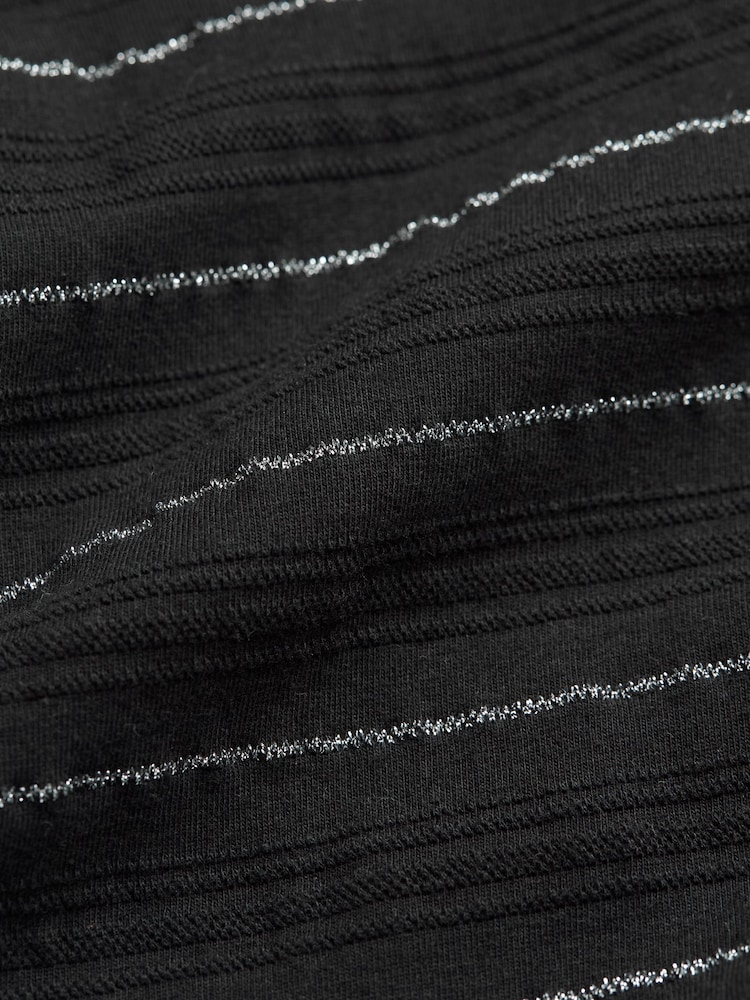 FatFace Penny Black Stripe Top - Image 7 of 7