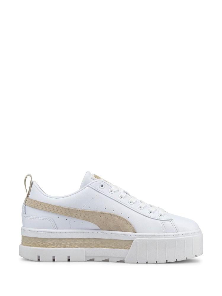 Puma White Women Mayze Trainers - Image 1 of 6