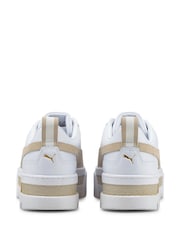 Puma White Women Mayze Trainers - Image 3 of 6