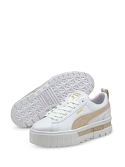 Puma White Women Mayze Trainers - Image 4 of 6