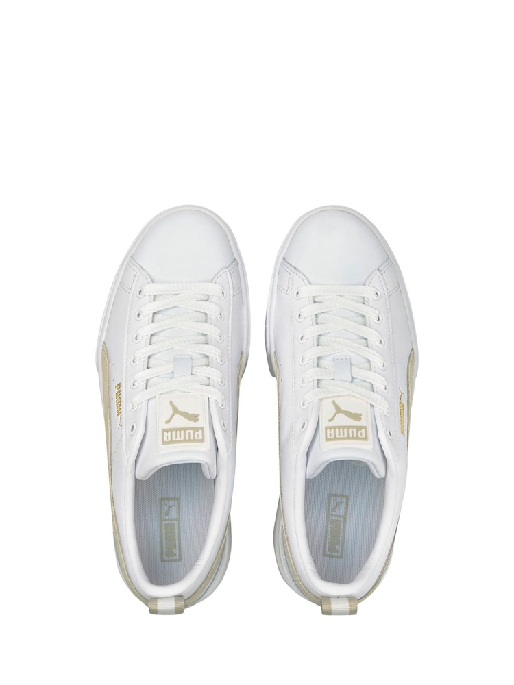 Puma White Women Mayze Trainers - Image 5 of 6