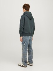 JACK & JONES JUNIOR Grey Logo Hoodie - Image 2 of 7