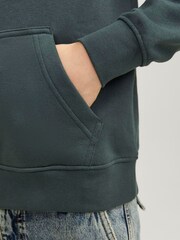 JACK & JONES JUNIOR Grey Logo Hoodie - Image 3 of 7