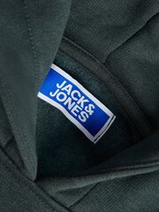 JACK & JONES JUNIOR Grey Logo Hoodie - Image 7 of 7