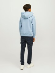 JACK & JONES JUNIOR Grey Logo Hoodie - Image 2 of 7