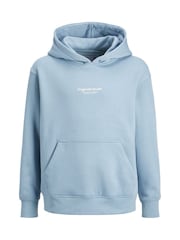 JACK & JONES JUNIOR Grey Logo Hoodie - Image 7 of 7