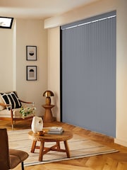 Grey Leo Made to Measure Vertical Blinds - Image 2 of 8