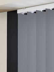 Grey Leo Made to Measure Vertical Blinds - Image 3 of 8