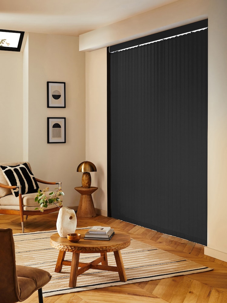 Black Leo Made to Measure Vertical Blinds - Image 2 of 8