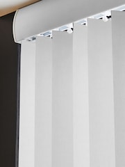White Leo Made to Measure Vertical Blinds - Image 4 of 8