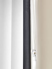 White Leo Made to Measure Vertical Blinds - Image 5 of 8