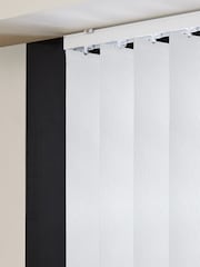 White Adad Blackout Made to Measure Vertical Blinds - Image 2 of 7