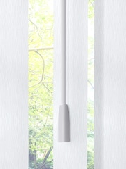 White Adad Blackout Made to Measure Vertical Blinds - Image 5 of 7