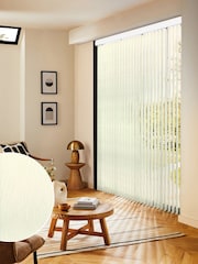 Cream Qiz Made to Measure Vertical Blinds - Image 1 of 8