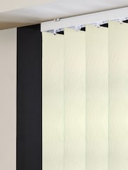 Cream Qiz Made to Measure Vertical Blinds - Image 3 of 8